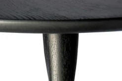 Esstisch Torsion Eiche schwarz D 127 cm