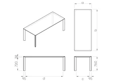 Esstisch Two Eiche massiv ab 180 cm konfigurierbar