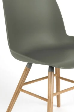 Esszimmerstuhl Albert Kunststoff grün