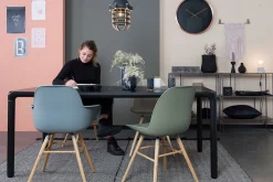 Esszimmerstuhl Albert Kunststoff grün