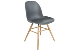 Esszimmerstuhl Albert Kunststoff dunkelgrau