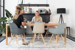 Esszimmerstuhl Albert Kunststoff rosa