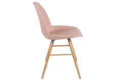 Esszimmerstuhl Albert Kunststoff rosa
