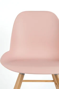 Esszimmerstuhl Albert Kunststoff rosa