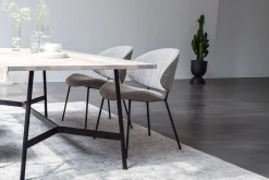 Esszimmerstuhl Alvaro Bouclé grau