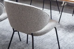 Esszimmerstuhl Alvaro Bouclé grau