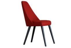 Esszimmerstuhl Flaminia Stoff rot