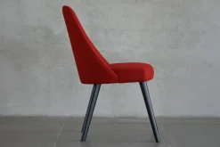 Esszimmerstuhl Flaminia Stoff rot