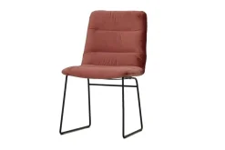 Esszimmerstuhl Mona Samt rot