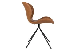 Esszimmerstuhl OMG Leder Metall braun