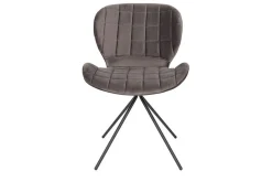 Esszimmerstuhl OMG Samt grau