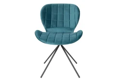 Esszimmerstuhl OMG Samt petrol