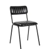 Esszimmerstuhl Sixty Leder schwarz