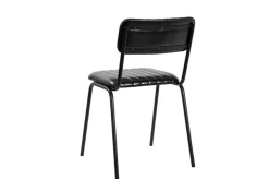 Esszimmerstuhl Sixty Leder schwarz