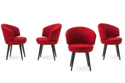 Esszimmerstuhl Trick Wollfilz rot