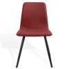 Eszimmerstuhl Maverick Leder rot
