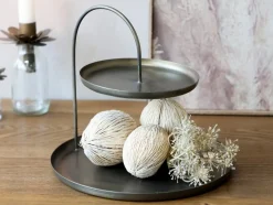 Etagere klein Messing antique