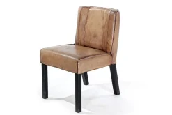 Fily Stuhl Leder/Holz olive