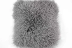 Flax Fellkissen Premium grau 40 cm