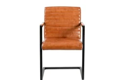 Freischwinger Oxford Leder cognac