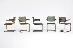 Freischwinger S32V Rattan grün