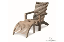 Fußauflage Orso Teak grau