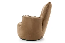 Funktionssessel Blobb Leder beige