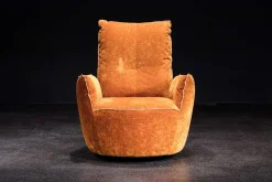 Funktionssessel Blobb Leder beige