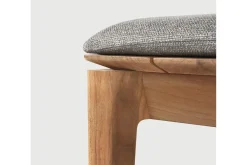 Garten Sitzbank Bok Teak grau