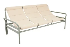 Gartenbank Sling 3-Sitzer grün-natur