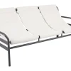 Gartenbank Sling 3-Sitzer grau-weiss