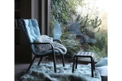 Gartensessel mit Armlehne Folio grau