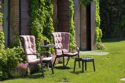 Gartensessel mit Armlehne Folio grau