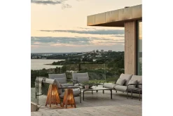 Gartensofa Lerberget 2,5-Sitzer grau