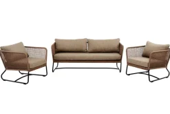 Gartensofa Pors 2,5-Sitzer natur