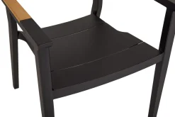 Gartenstuhl Chios stapelbar schwarz