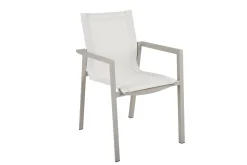 Gartenstuhl Delia khaki stapelbar