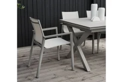 Gartenstuhl Delia khaki stapelbar