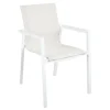 Gartenstuhl Delia stapelbar weiß