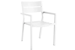 Gartenstuhl Delia stapelbar weiss