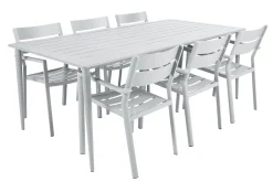 Gartenstuhl Delia stapelbar weiss