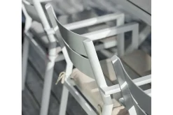 Gartenstuhl Delia stapelbar weiss