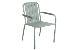 Gartenstuhl Innes grün stapelbar