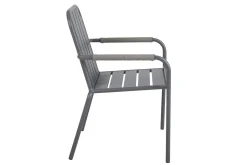 Gartenstuhl Innes stapelbar grau