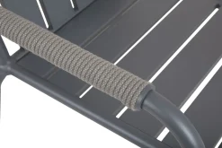 Gartenstuhl Innes stapelbar grau