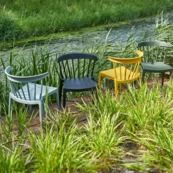 Gartenstuhl Kunststoff dunkelgrün