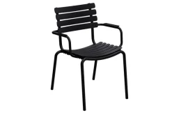 Gartenstuhl mit Arm ReCLIPS schwarz
