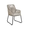 Gartenstuhl mit Auflage Midway beige