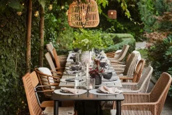Gartenstuhl mit Auflage Midway beige