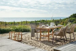 Gartenstuhl mit Auflage Midway beige